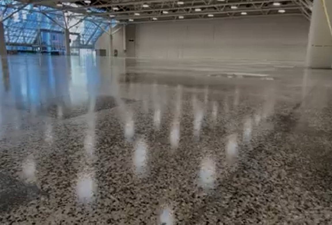 Convention Centre Polished Concrete